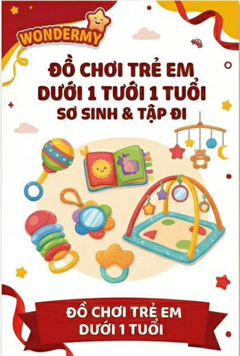 Đồ chơi cho bé dưới 1 tuổi