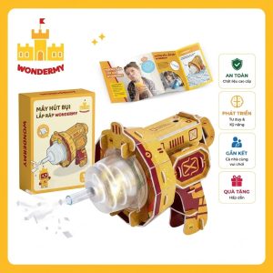 Bộ Lắp Ráp Máy Hút Bụi Chạy Pin – Đồ Chơi Giáo Dục STEM Khám Phá Công Nghệ Sáng Tạo