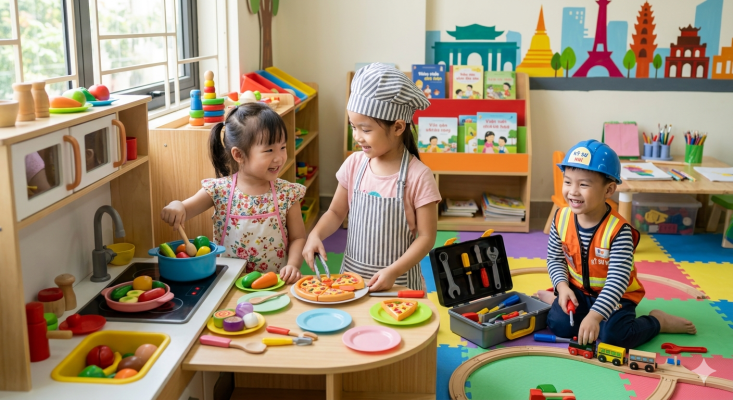 đồ chơi vận động cho bé 1-3 tuổi