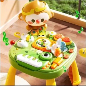 Bàn Bận Rộn Âm Nhạc Đa Năng Hình Khỉ Con