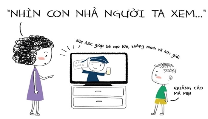So sánh con mình với người khác 