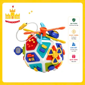 Khối Bận Rộn Đa Năng WonderMy - Đồ Chơi Montessori Rèn Luyện Vận Động Tinh, Phát Triển Xúc Giác & Đa Trải Nghiệm Cho Bé